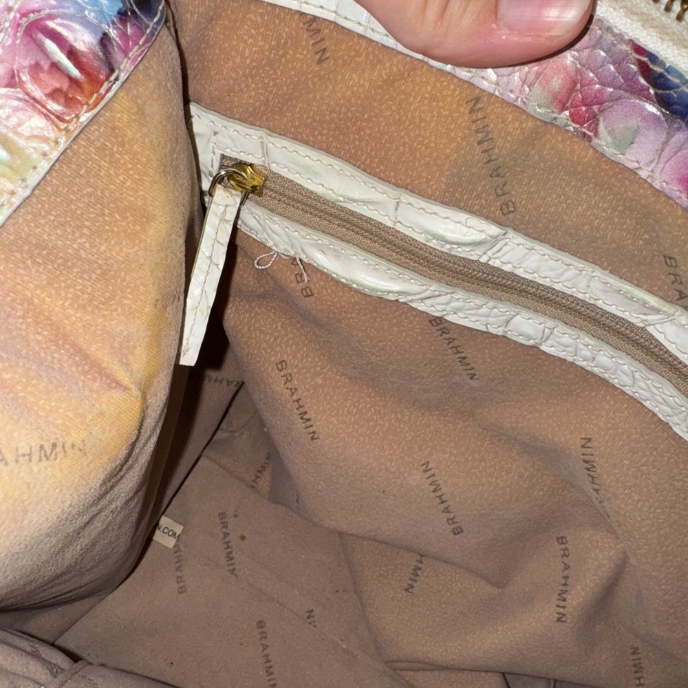 Brahmin Prism Ombre Croc-Embossed Women's Bag - Picture 12 of 13